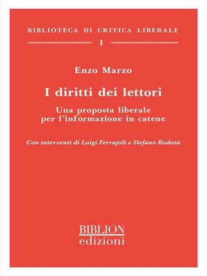 cover image of I diritti dei lettori